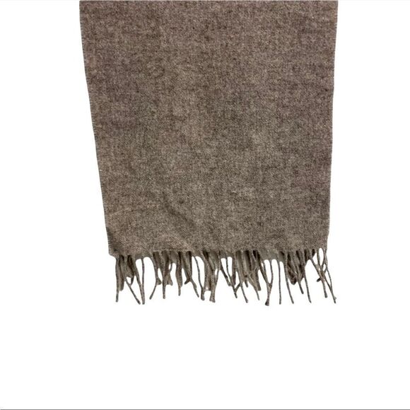 Lambswool Wool Fall Winter Scarf Made In Italy 
Brown One Size - Picture 3 of 5